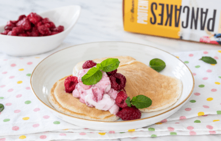 Fitness Συνταγή: Αφράτα pancakes βανίλιας με αλατισμένη καραμέλα