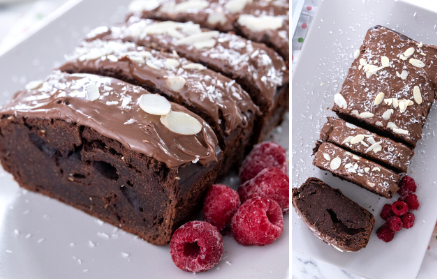 Fitness Συνταγή: Brownie από φασόλια με γέμιση σοκολάτας