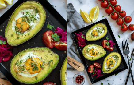 Fitness Συνταγή: Avocado boats με αυγά