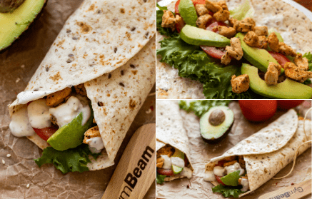 Fitness Συνταγή: Wraps Κοτόπουλου με Πλούσια Ζουμερή Γεύση