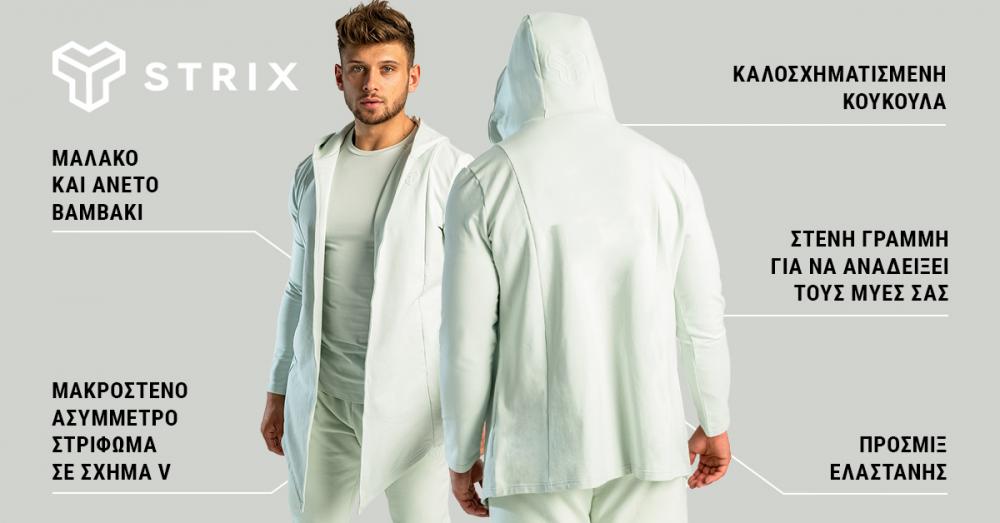 Kardigán Hoodie Moon Grey - STRIX