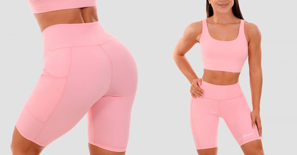 Γυναικείο Σορτς Biker Pink – GymBeam