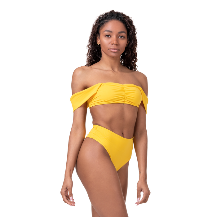 Bikini Top Miami Retro Yellow - NEBBIA